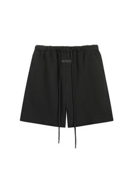 اشتري FEAR OF GOD ESSENTIALS Drawstring Fleece ShortsBlack (fleece-lined) Black (fleece-lined) في الامارات