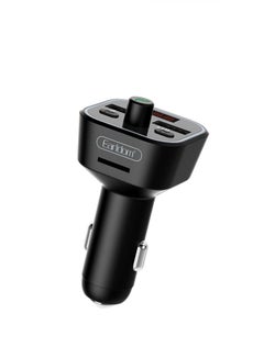 Buy 2.4A Wireless FM Smart Fast Car Charger Kit and MP3 FM Transmitter in UAE