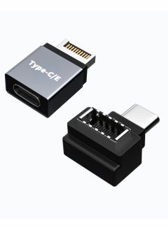 Buy Computer Adapter, USB 3.1 Type E to Type C Extension Adapter, Gen 2 (10 Gbit/s) USB 3.1 Type-E Male Port to Type-C Female Port and Type E Female/Type C Male Internal Adapter Cable in UAE