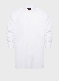 Buy Plus Size Classic Casual Pure Cotton Shirt in Saudi Arabia