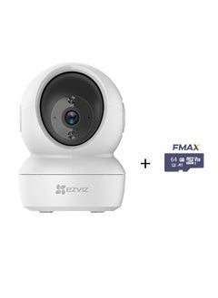 اشتري Mini Smart FHD 1080 Indoor Wire-Free Camera Black with 64 Memory card في السعودية