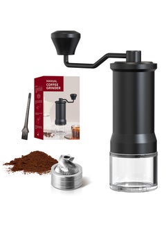 اشتري Manual Coffee Grinder CNC Precision Stainless Steel Grinding Core, 25g Large Capacity Bin, Fresh Flavor Preservation, Effortless Use and Cleaning, Portability Perfected في الامارات