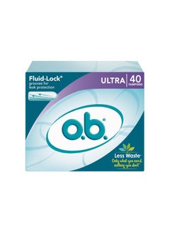 Buy Applicator Free Digital Tampons Ultra 40 Count in UAE