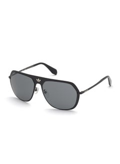 Buy Unisex UV Protection Asymmetrical Shape Metal Sunglasses OR003701A58 - Lens Size: 58 Mm - Shiny Black in UAE