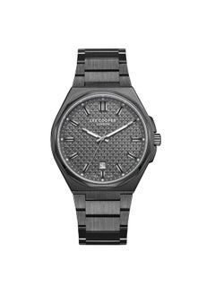 Buy Lee Cooper Men's Watch, Analog Display and Metal Strap - LC08031.060, Grey in UAE