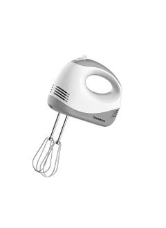 Buy TORNADO Hand Mixer 120 Watt 5 Speeds White HM-120T in Egypt