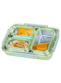 Buy Vichivy Stainless Steel Lunch Box 1200 ML - 3 Compartments Leak-Proof Balanced Meal Bento Box, Insulated Lunch Box for Kids and Adults, Food Safe Materials for School, Office Picnics and Travel in UAE