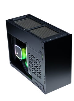 Buy NANOTECH Tiny Gaming PC, AMD 7800X3D , DDR5 32GB(2*16) 6000MHz, Nvidia RTX4070 Super 12GB (DUAL FAN) GDDR6X, 2TB NVME M.2 SSD, AIO 2 Fan Liquid Cooler, 850W Platinum PSU, Wi-Fi, Windows 11 Pro in UAE