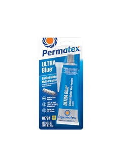 Buy Permatex 81724-12PK Sensor-Safe Ultra Blue RTV Silicone Gasket Maker, 3.35 oz. Tube (Pack of 12) in UAE