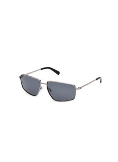 Buy Men's Polarized Rectangular Shape Sunglasses - GU0008808D62 - Lens Size: 62 Mm - Shiny Gunmetal in Saudi Arabia