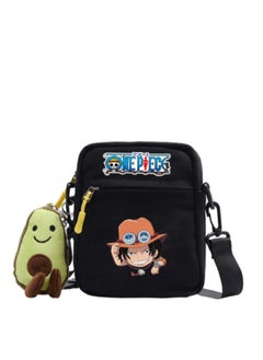 Buy Anime One Piece Lufei Skew Straddle Bag Small Square Bag One Shoulder Backpack in Saudi Arabia