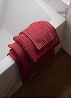 اشتري More Cottons Plain towels (100% Cotton) (burgundy, 50x100) في مصر