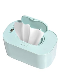 Buy Baby Wipe Warmer with Digital Display Warmer Dispenser USB Powered Green in Saudi Arabia