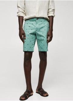 Buy Printed Slim Fit Shorts in UAE