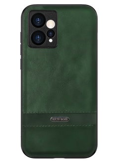 Buy Rich Boss Leather Back Cover For Xiaomi Redmi Note 12 4G (Green) in Egypt