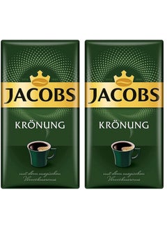 Buy Jacobs Kronung Ground Coffee 500 Gram / 17.6 Ounce (Pack Of 2) in UAE