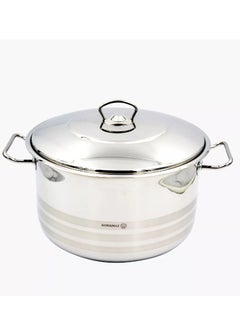 Buy Mega Pot Stainless Steel 18/10 from Korkmaz made in Turkey and of high quality in Saudi Arabia