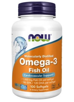 Buy Omega 3 Fish Oil 100 Softgels in Saudi Arabia