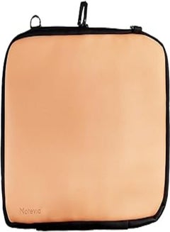 اشتري Motevia 15.6 Inch Laptop Sleeve Waterproof Padded Shockproof Leather Case with Zipper Compatible with Notebook & 15.6 Inch with Shoulder Holder (Pink) في مصر
