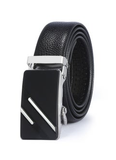 Buy 125CM Creative Casual Versatile Wear Resistant Leather Automatic Buckle Belt in UAE