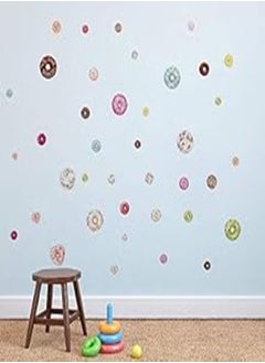 اشتري DIY Donuts Wall Sticker Art Decor Mural Removable Vinyl Home Room Office Decals في مصر