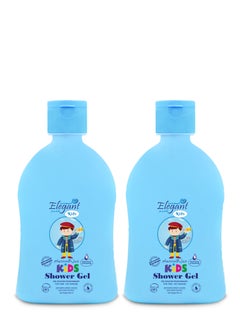 Buy Elegant Kids Shower Gel for boys 500ml Twin Pack in UAE