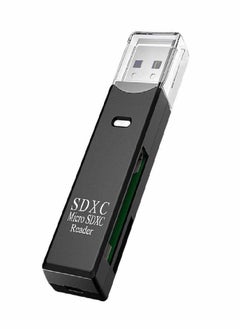 Buy VAORLO Mini Card Reader USB2.0 2 IN 1 for PC Micro SD TF Card Memory Reader Multi-card Writer Adapter Flash Drive Laptop Accessories in UAE