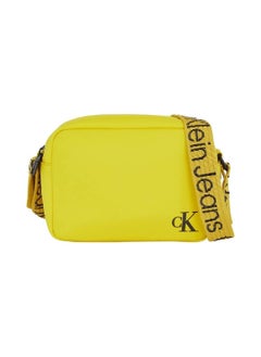 Buy Women's Crossbody Bag -  soft recycled polyester exterior, Yellow in UAE