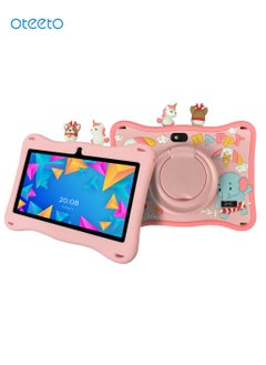 اشتري Oteeto TAB 5 Kids Tablet/7 Inches IPS/4GB RAM + 128GB ROM/Octa Core 1.3 GHz/2MP Front +5MP Rear Camera/3000 mAh/Android 13/5G Wifi في الامارات