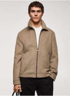 Buy Straight Recycled Wool Jacket in UAE