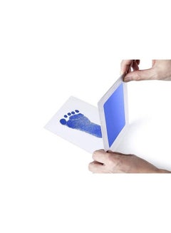 اشتري Baby Hand And Foot Print Imprint Kit. No Touch Non Toxic Ink Pad (06 Months) (Blue) في الامارات