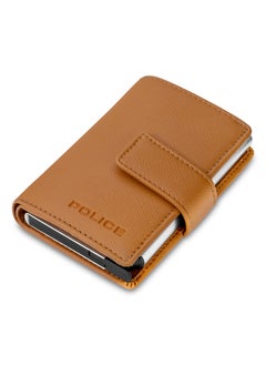 Buy Javlon Vegan Leather & Alloy Men's Automatic Card Case, RFID Safe - PELGD2206904 in UAE