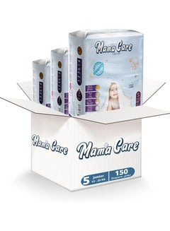 Buy Mama Care Junior Size 5 Diapers 11-25 KG -Bundle of 3 packs 150 pcs Jumbo in UAE