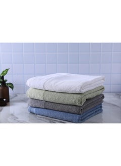 Buy Retreat Bath Sheet White 90x150cm in UAE