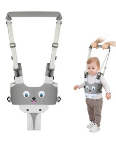 اشتري Bear Baby Walker, Handheld Kids Toddler Walking Harness Helper Assistant Protective Belt Child Activity Walker Adjustable Standing Up Walking Learning Helper for Toddler 7-24 Month (Grey) في السعودية