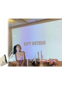 اشتري Birthday Projector Lights Creative Projector Indoor Outdoor Wall Party Backdrop Decoration Boys Girls Birthday Party Decoration في السعودية