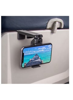 اشتري Universal in Flight Airplane Phone Holder Mount, Handsfree Phone Holder with Multi-Directional Dual 360° Rotation for Desk,Tray,Pocket Size Must Have Travel Essential Accessory for Flying في السعودية