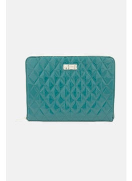 Buy 14 Inches Quilted iPad Case, Teal Blue in UAE