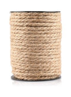 اشتري Jute Rope 4 mm x 20 Meter Natural Thick Hemp Twine Cord For Cat Scratcher Gardening Tools Bundling DIY Crafts Decoration في الامارات