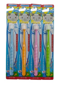 اشتري 360 Degree Kids Friendly Toothbrush - USAPatented, 27x Effective Than Normal Brush, Fun And Easy Brushing في الامارات