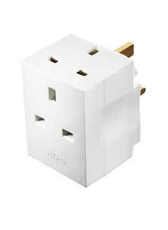 Buy Masterplug MSF3 Multi Socket Plug Adaptor l Three Sockets l 3 Pin l 13 amp l Original British Brand in UAE