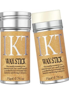 Buy Hair Wax Stick, Styling Wax for Smooth Wigs, Slick Stick for Hair Non-greasy Styling Hair Pomade Stick for Flyaways Edge & Frizz Hair - 2.7 Oz in UAE