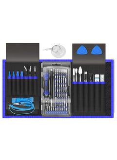 Buy 80-Piece Precision Screwdriver Set Silver/Blue/Black 10.1 x 4.9 x 2.3inch in Saudi Arabia