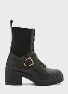 Buy Buckle Detailed Ankle Boots in Saudi Arabia