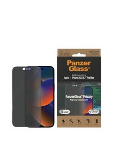 Buy PanzerGlass screen protection for iPhone 14 Pro Max Privacy and Wide in Saudi Arabia