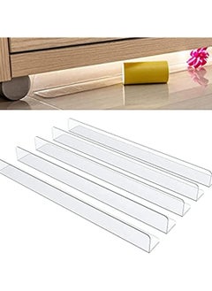 Buy 5Pack Under Couch Blocker,Under Bed Blocker for Pets,Adjustable Clear Toy Blocker for Furniture with Strong Adhesive in UAE