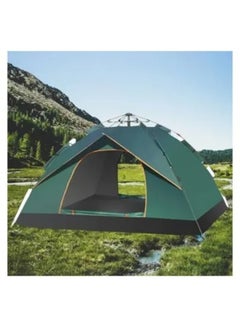 اشتري Generic Camping Tent Water Proof Automatic Tent 4 Person Two Doors Double Layer Tent Pop Up Tent في الامارات