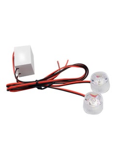 Buy 2-Piece Motorcycle Strobe Eagle Eye LED Light in UAE