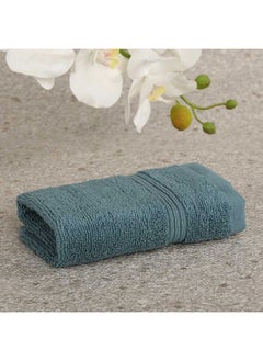 Buy Ritzy Cotton Face Towel, Blue - 30X30 Cms in UAE