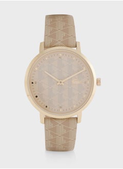 Buy Leather Strap Analog Watch in UAE